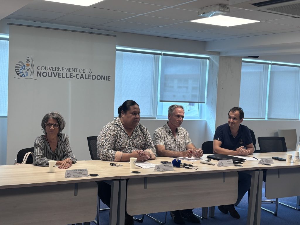 Conférence de presse Doniambo scories au Gouvernement NC